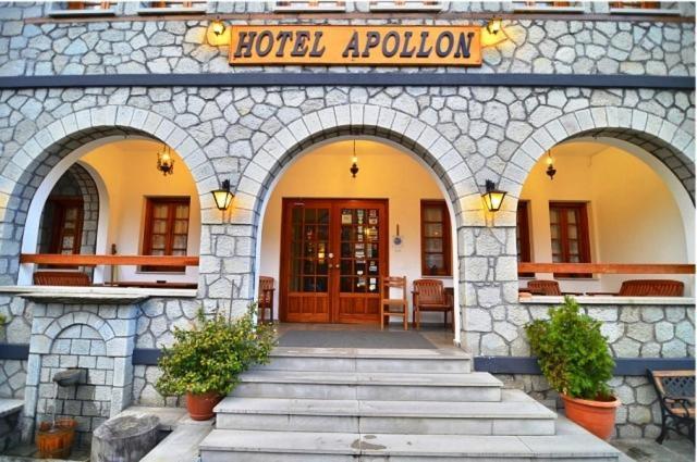 Hotel Apollon Мецовон Экстерьер фото